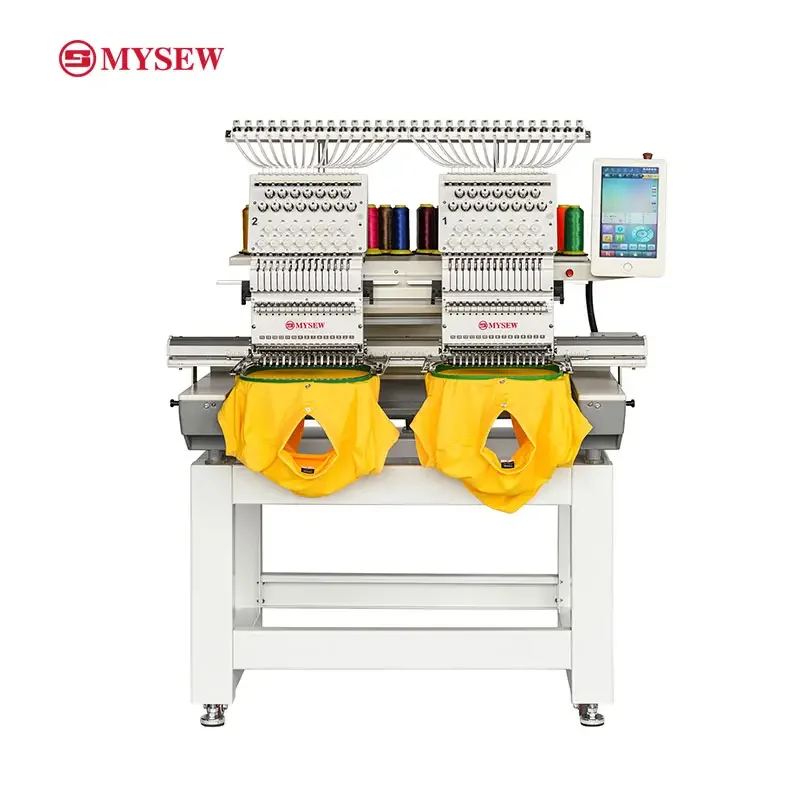 MFGS 1502  Automatic industrial 15 needles 2 heads multifunctional sewing and embroidery machine