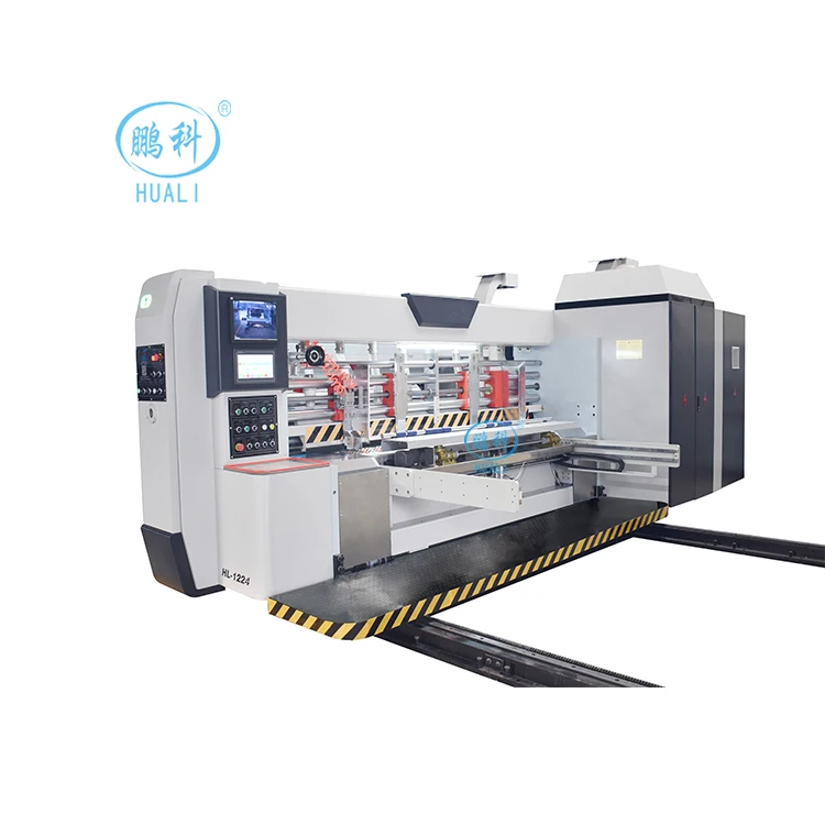 Corrugated box machine cardboard printing slotting die cutting machine