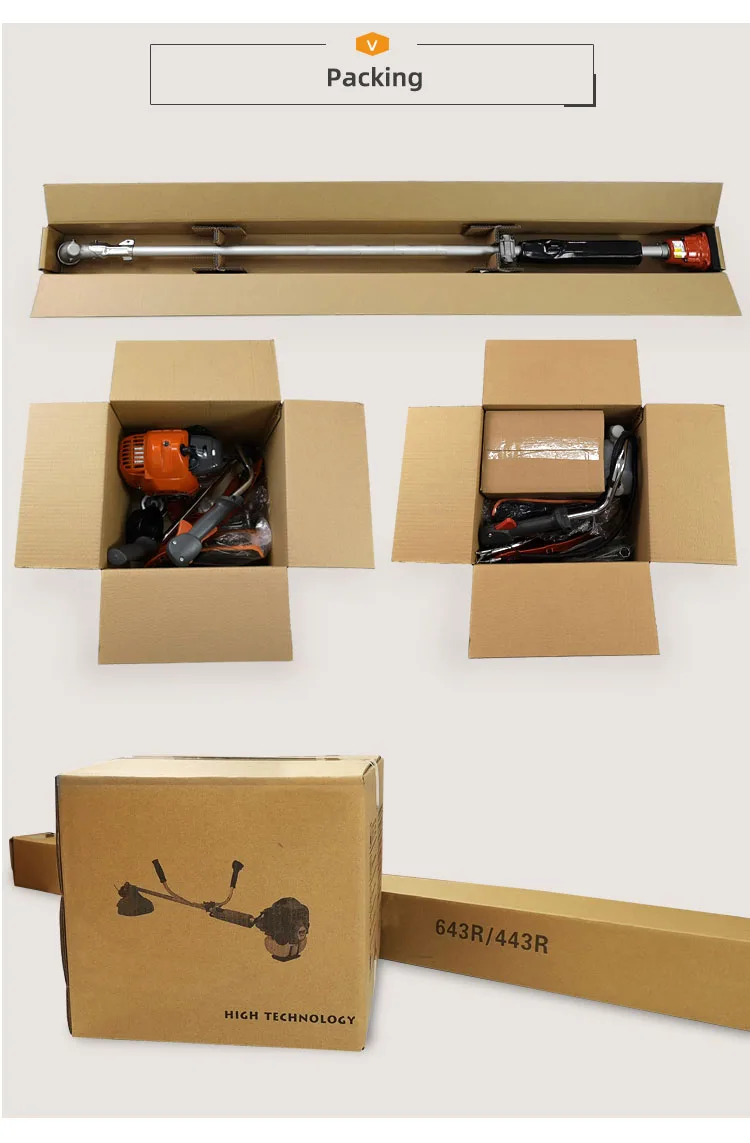 Best Selling Manufacturers Grass Trimmer Garden Machine 2 Stroke Long Reach Chain Saw Brush Cutter