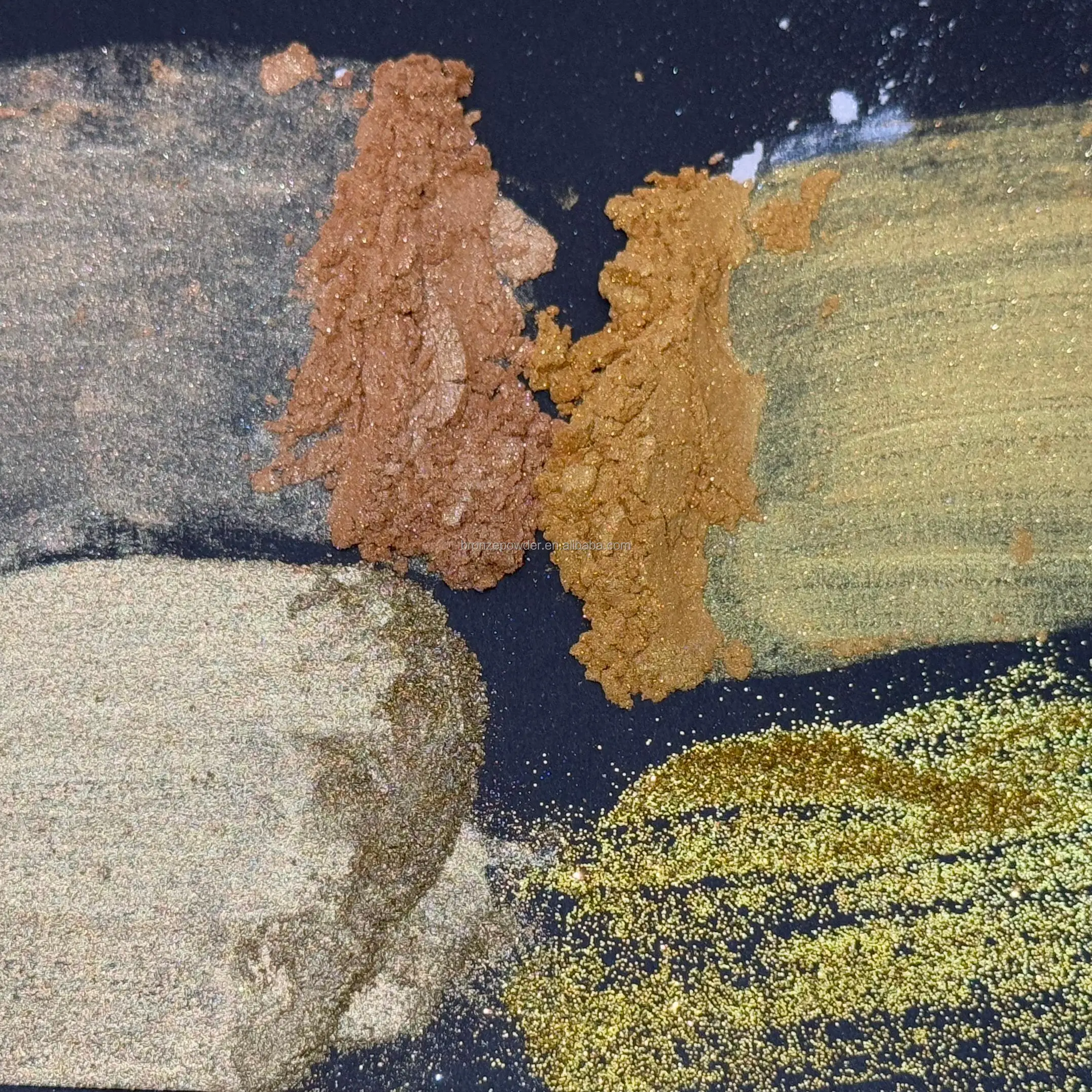 Gold DiamondPearlescent Pigment Powder Exterior Wall Coating Paints Fantastic Vision Effects Nail Mica TiO2 Included Sunshine
