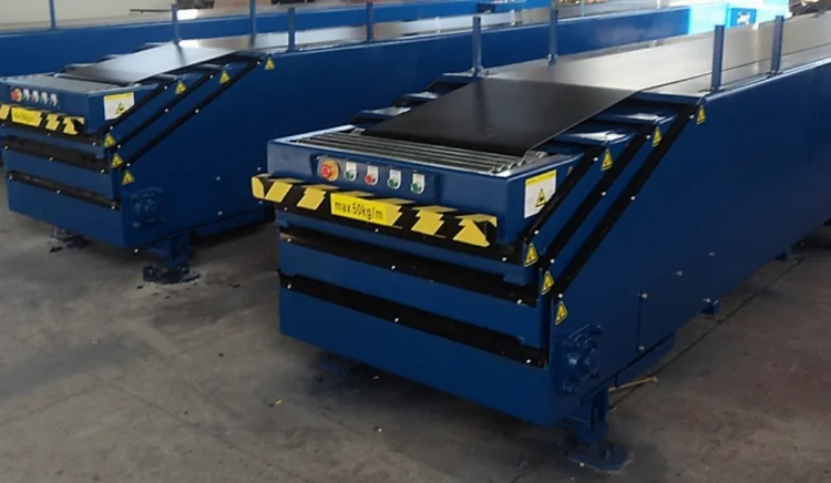 Platform mobile Telescopic truck loading belt conveyor