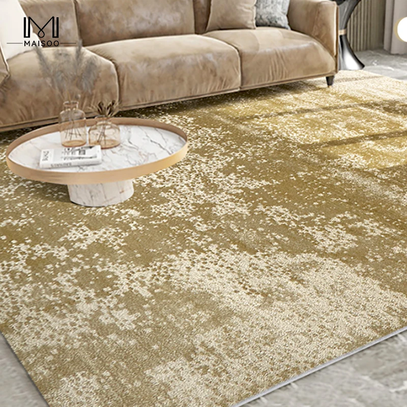 Wholesale Gold Carpet Crystal velvet Area Rugs Soft Washable Bedside Mat 3D Printed carpets and rug for livingroom bedroom