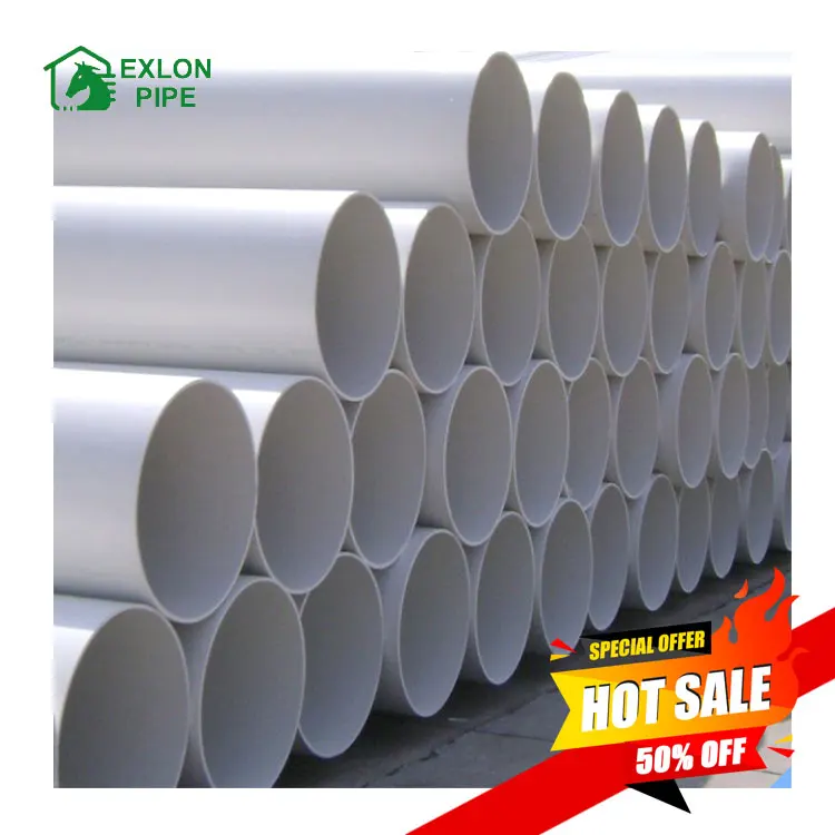 Dn200 3 Inches 4 6  8 Inch 20 Ft 13 18 22 200Mm Diameter White Price Per Foot Pvc Water Pipe For Water In Saudi Oman