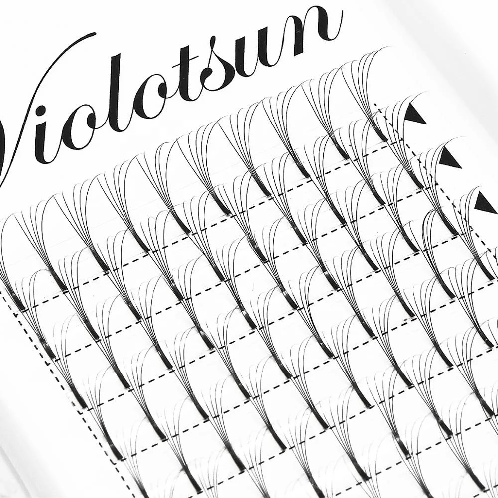 2D 3D 4D 5D 6D Pre fanned lashes Long Stem Premade Fans for Eyelash extension