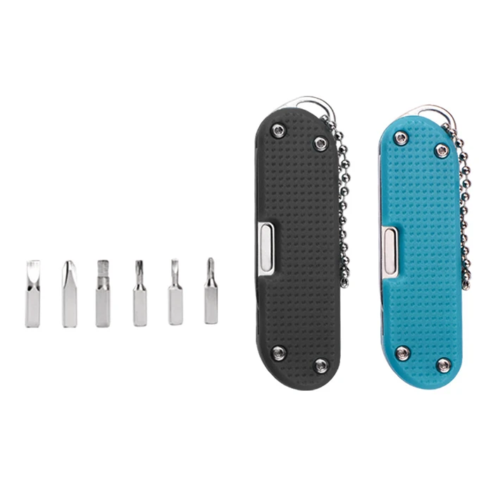 Multifunctional Gift Small Knife Outdoor Screw Knife Mini Keychain Folding Knife