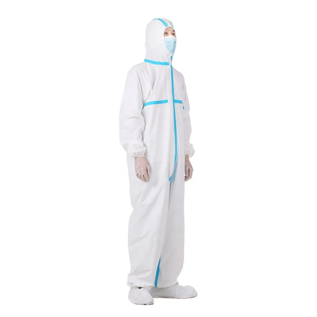 Producing Disposable Medical Consumable  Coverall Anti-static Breathable Coverall  Hood for hospital Chemical Lab