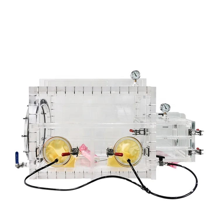 PMMA Glovebox Inert Gas Lab research Operation box Acrylic Vacuum Glove Box