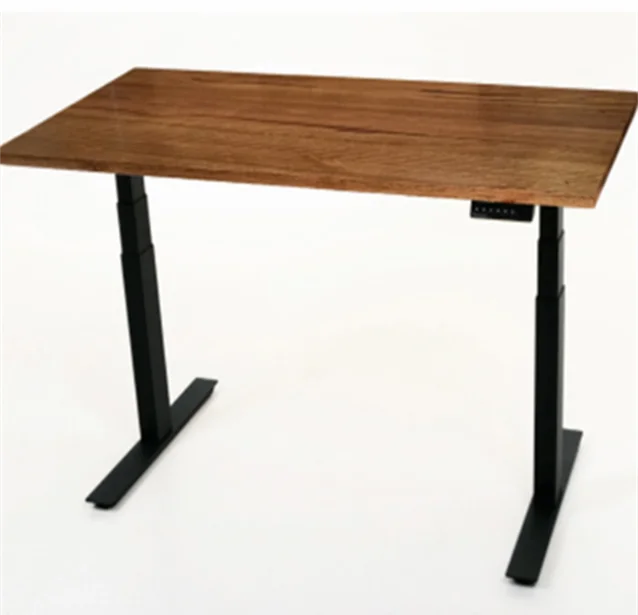 Office Electric 3 stage Dual-Motor Ergonomic Height Adjustable Sit Stand Computer Standing Desk Table Frame