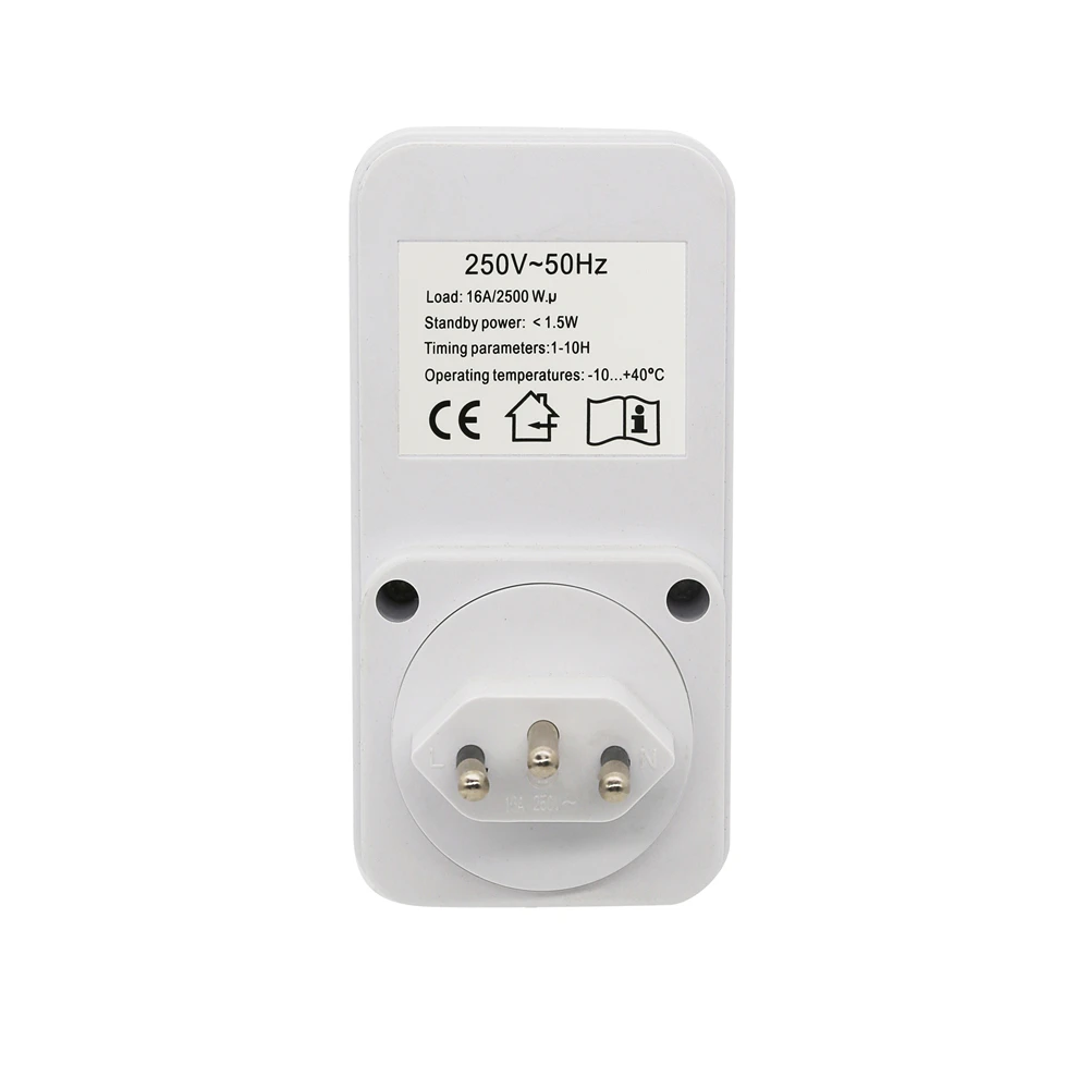 Electronic Timer Switch EU FR BR UK Countdown Switch Controller Kitchen Timer 6 sets Outlet Timing Socket