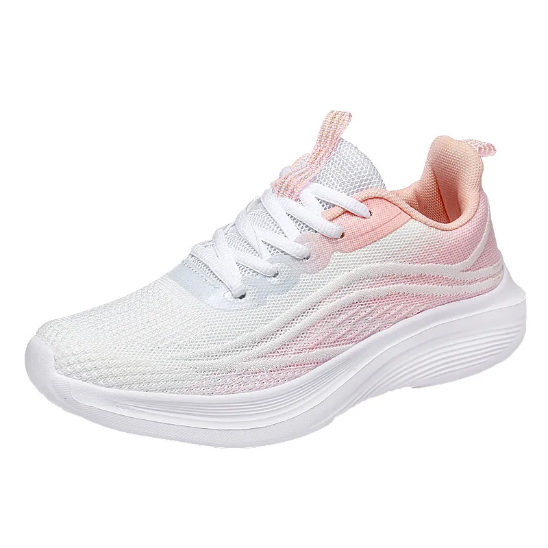 Hot selling new fashion casual shoes girl ladies flat sport shoes