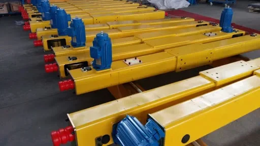 Workshop heavy duty supporting overhead crane stable running Crane End carriage end beam trolley motor