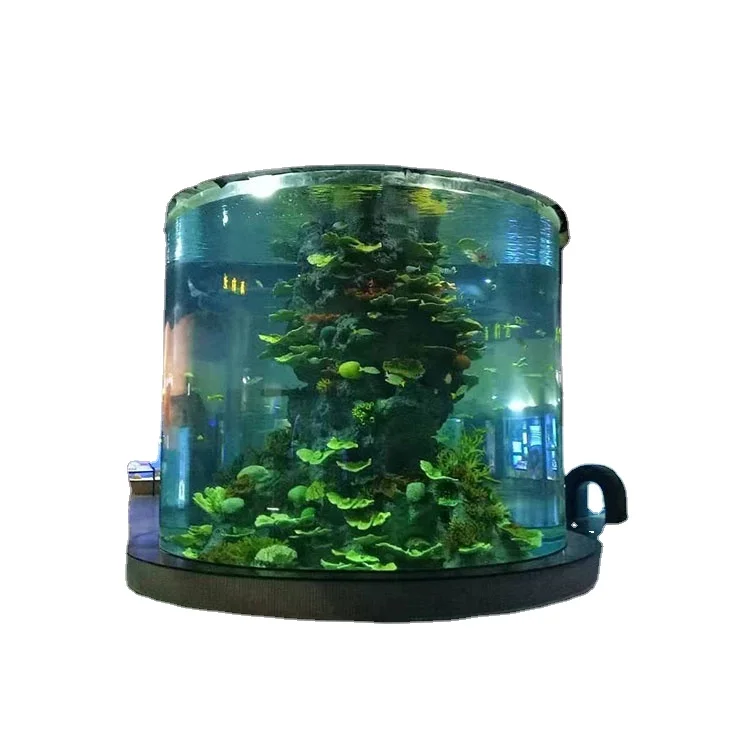 Aquarium Simple Style Cylinder Isolation Acrylic Fish Tank acrylic plexiglass sheet