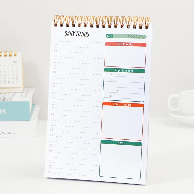2024 2025 Daily Weekly Monthly Memo Pads Customized Notebook Planner Posted It Agenda Sticky Notes To Do List Notepad