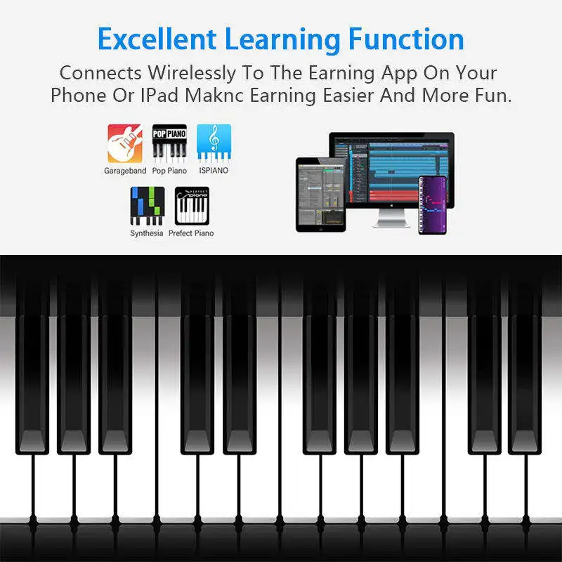 Customizable Digital Upright Midi Audio Keyboard Piano Synthesizer Keyboards Musical Instruments Keyboard Piano