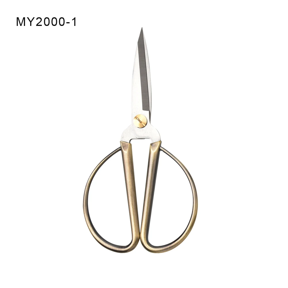 MY2000-1 Zhang Xiao Quan 19.8*10CM gold household thread cutter civilian scissors stainless steel embroidery scissors