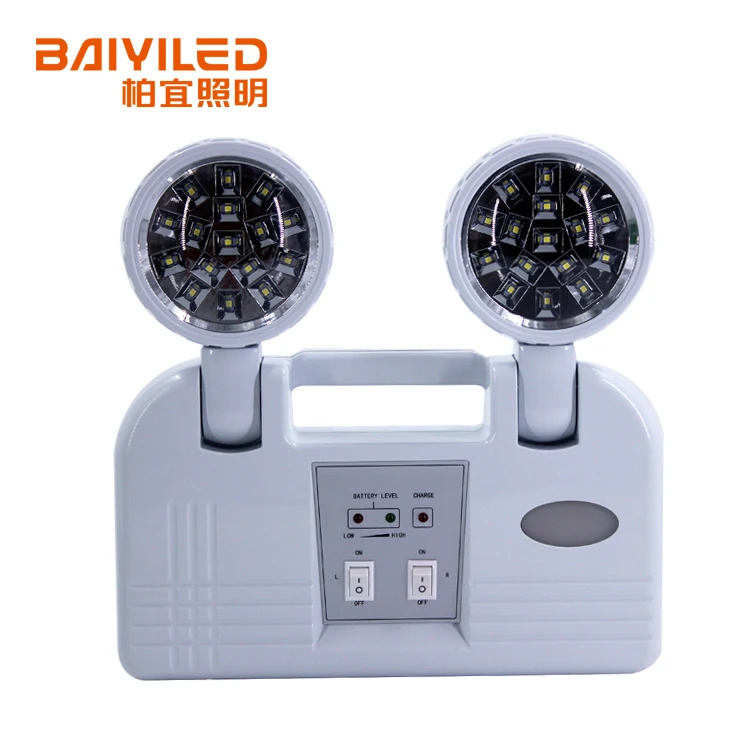 Custom High Quality Battery Led Emergency Light Rechargeable Emergency Lamp for Home Hotel Twinspot
