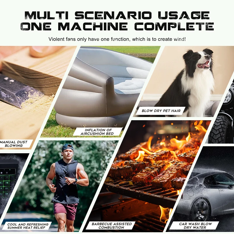 Magic New Gadgets 2024 Jet Fan Air Blower Mini Violent Turbo Fan 120000rpm Air Dryer For Car Cleaning Powerful Jet Fan