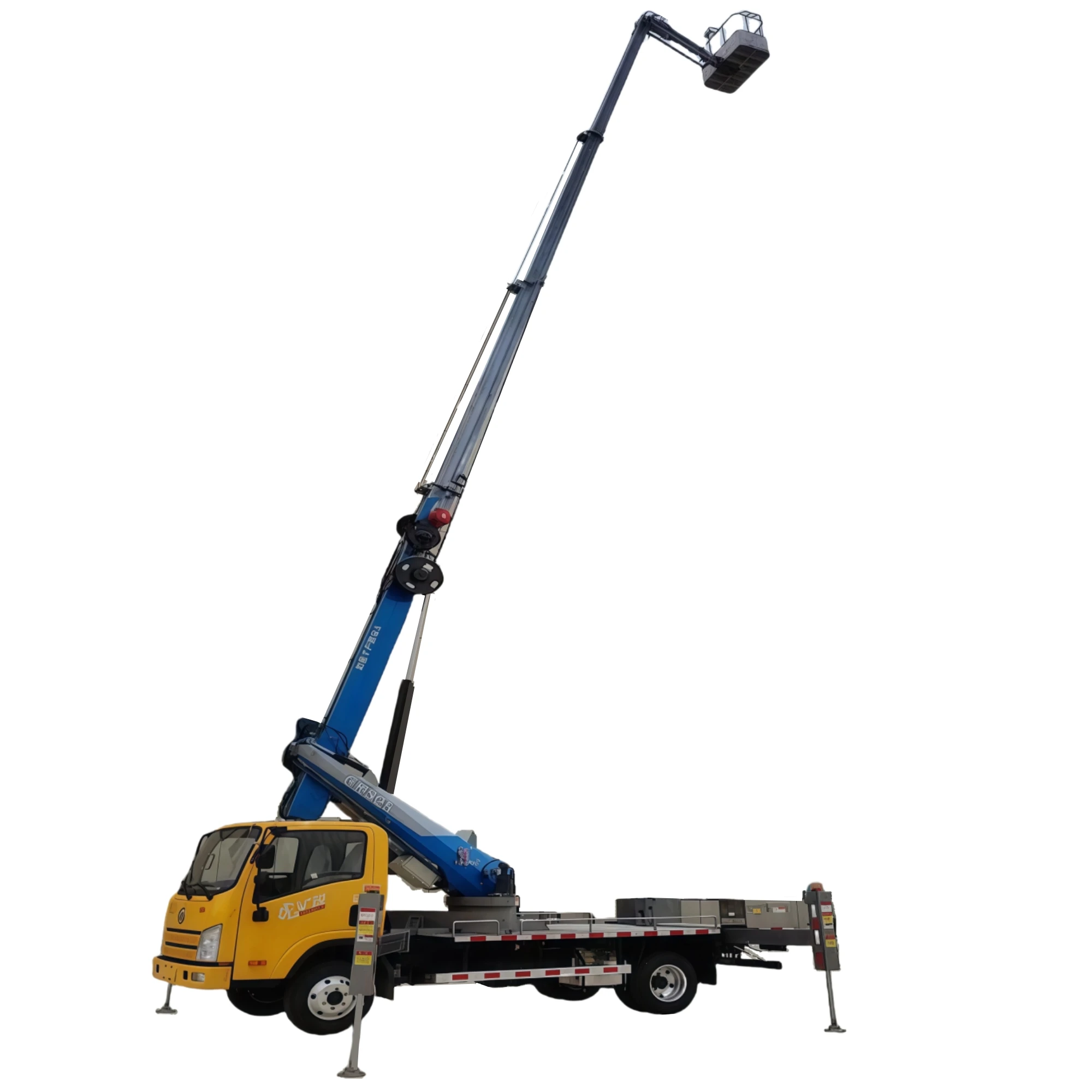 China Bridges Inspection Truck JIUHE Telescopic Aerial Platform 21m 23m 25m 29m 38m 45m Work Trucks