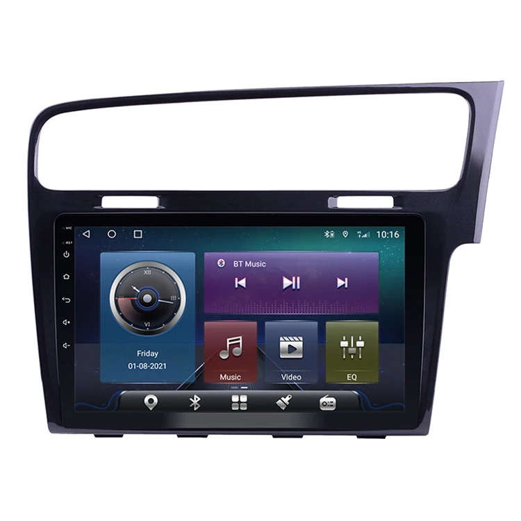 10 Inch Android Car Screen Gps System Reverse Dash Camera Apple Carplay Autoradio Multimedia Player For VW Golf 7 RHD 2014~2018