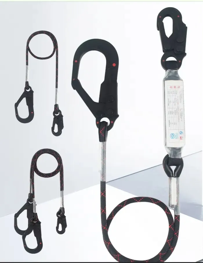 Opening Safety Scaffold Insulation Overmolded Safety Snap Hook for Fall Protection/Electrician work Dielectric Plastic Snap Hook