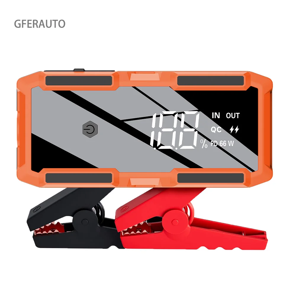 Gferauto wholesale 37000mWh High Power Portable Car Jump Starter 12V Auto Booster 2000A Peak Current Jump Starter Power Bank