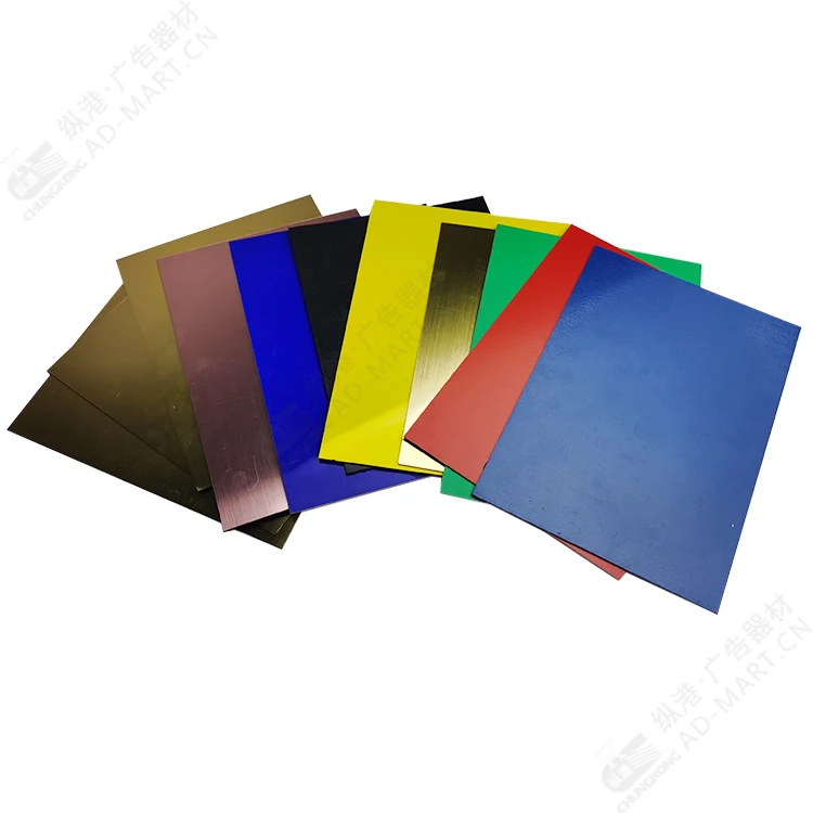 ABS Double Color Plastic Sheet 2 layer colors  CNC Engraving two tone acrylic sheets for advertising Signs & Badges