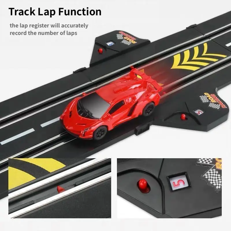 2023 Hot Selling  Super Race Track Toy Car For Boys Electric Vehicle Slot Toys Dual Racing Car 12.7 Meters Long Tracks