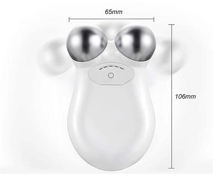 portable EMS 3D  Lifting Tighten Wrinkle Removal Face Massager, Electric Micro-current Vibration Y Shape Toning Device