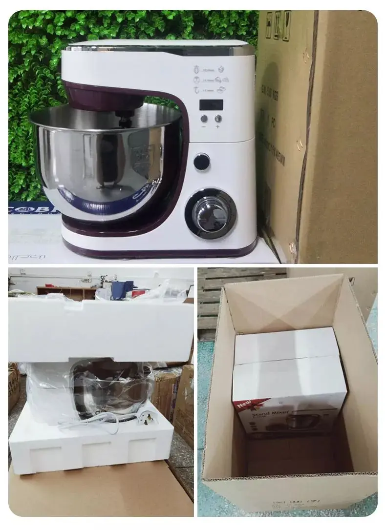 Home Kneading Machine meat grinder multifunction 5L Stainless steel bowl electric food mixers