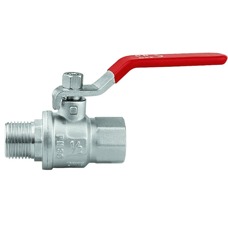 Ручка под заказ, медный Латунный Водяной счетчик, шаровой клапан