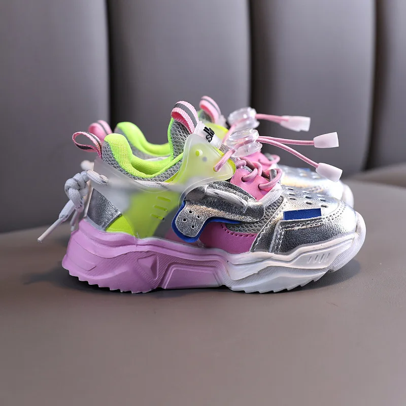  2021Spring Summer Fashion Insprised Designer Mixed Color Kid Causal Running Sneakers Toddler Shoes For Baby Boys And