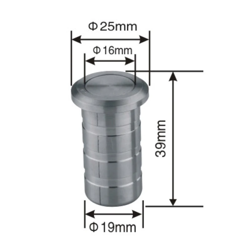 High Quality 20249X25MM Durable Quality Stainless Steel Dust Proof Strike 2024