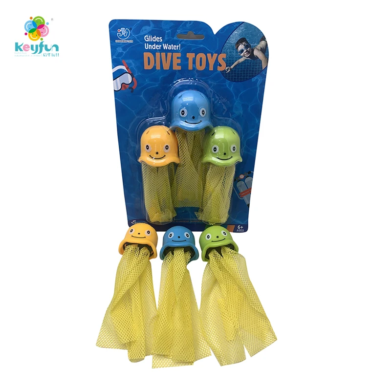 new arrivals Underwater Sport diving octopus children summer underwater swimming training game set pool diving toys for kids
