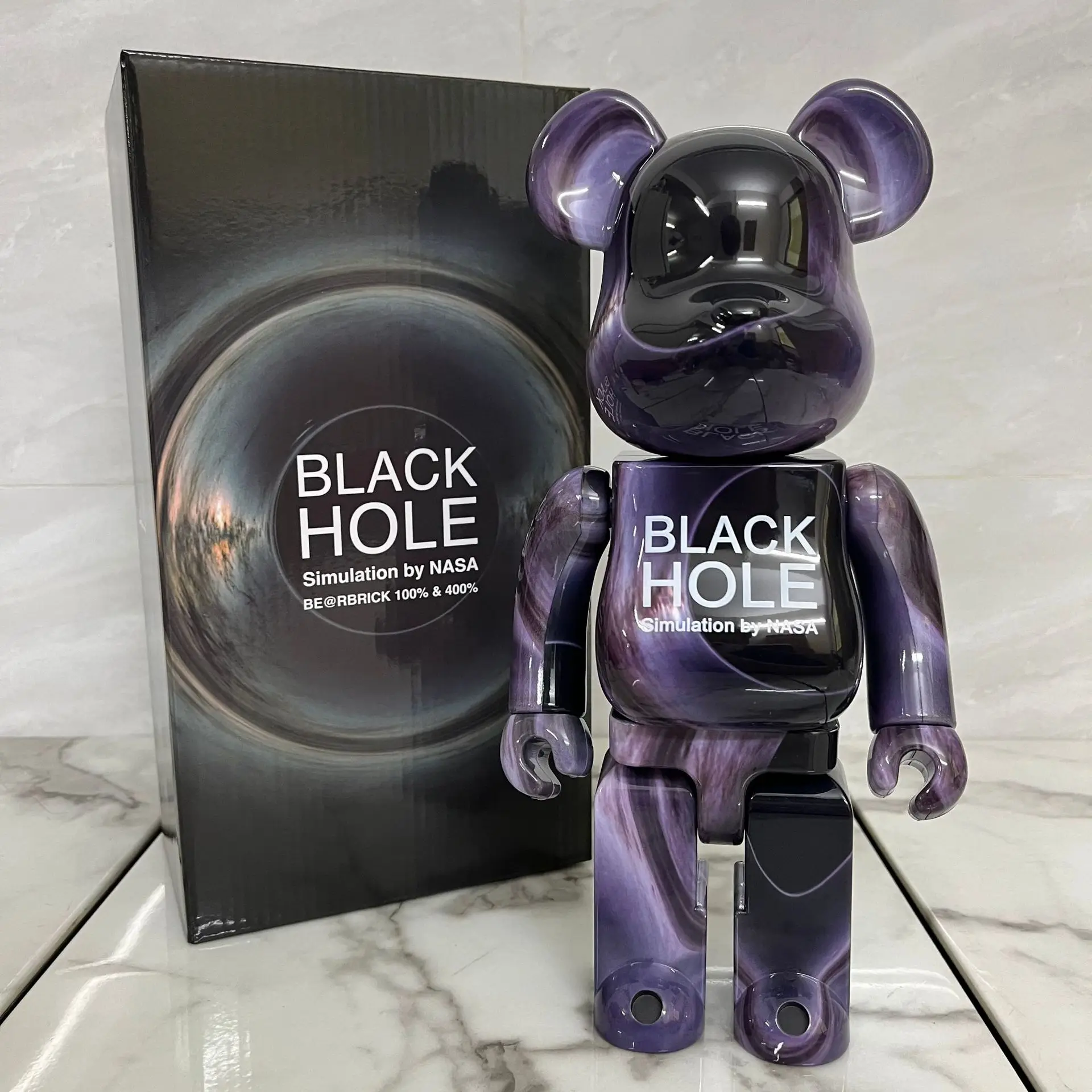 Violent Bear Building Blocks Model Resin Bearbrick 400% Statue ornaments action figure