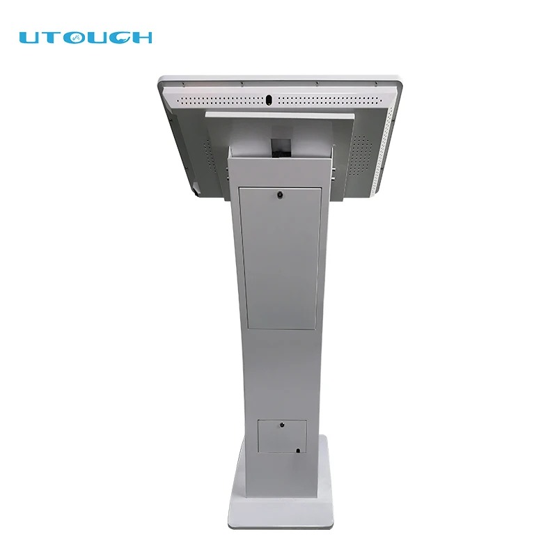 Wireless bank waiting system token touch screen machine queue ticketing kiosk