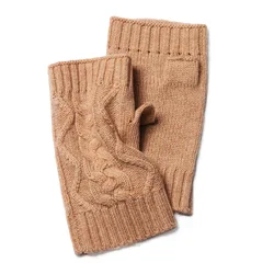 Autumn And Winter Half-Finger  Ladies Warm Fingerless Knitted