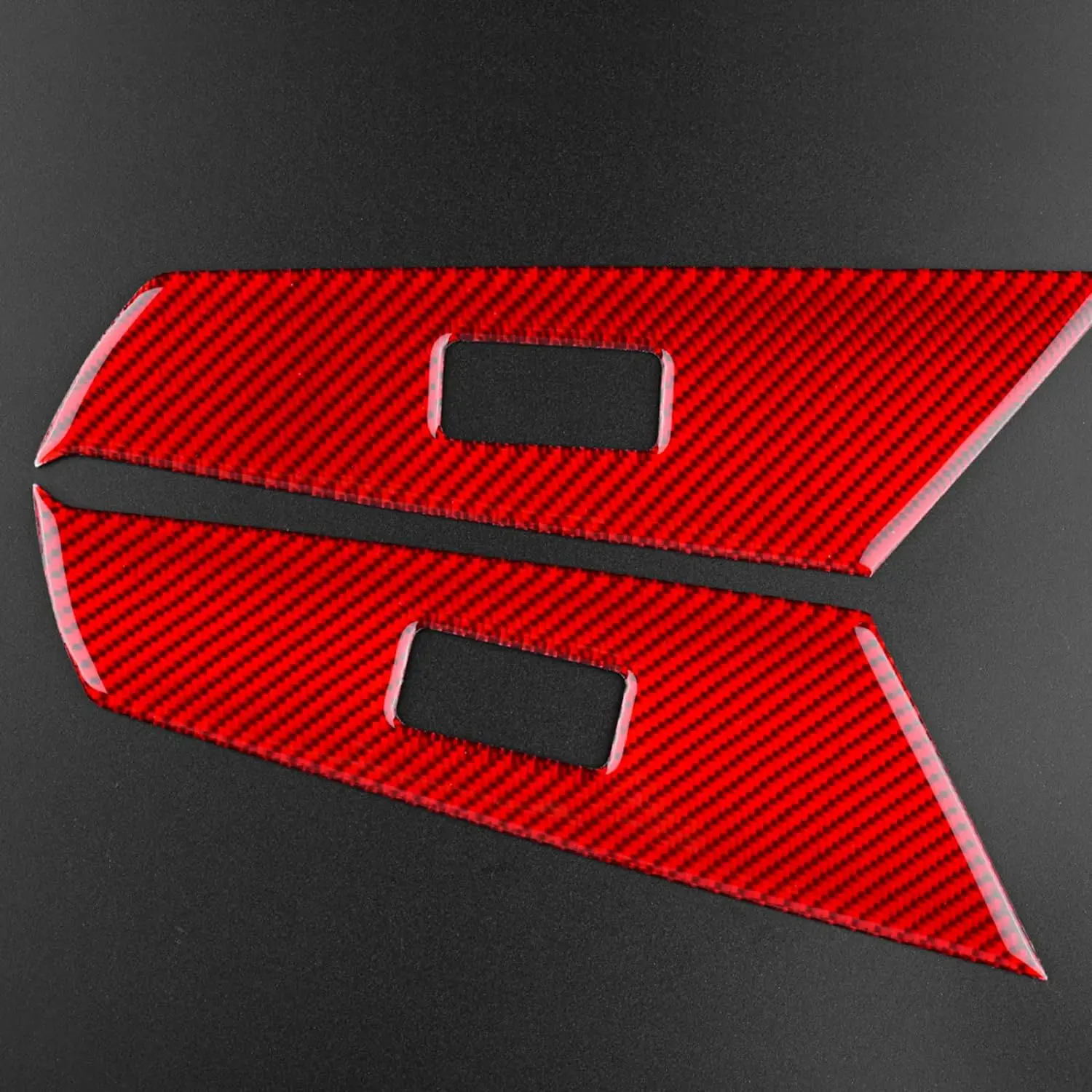 Carbon Fiber Car Window Lift Switch Button Panel Frame Cover Trim Decoration Sticker Interior Trim for Mazda 3 2010 2011 2012