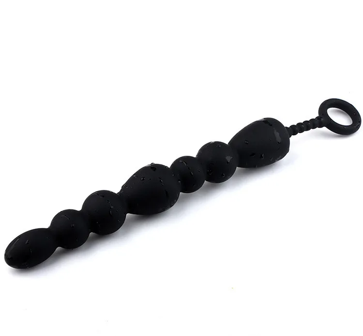 Large silicone backyard pull-beads anal plug anal strips anal g-spot sex toys for men and women