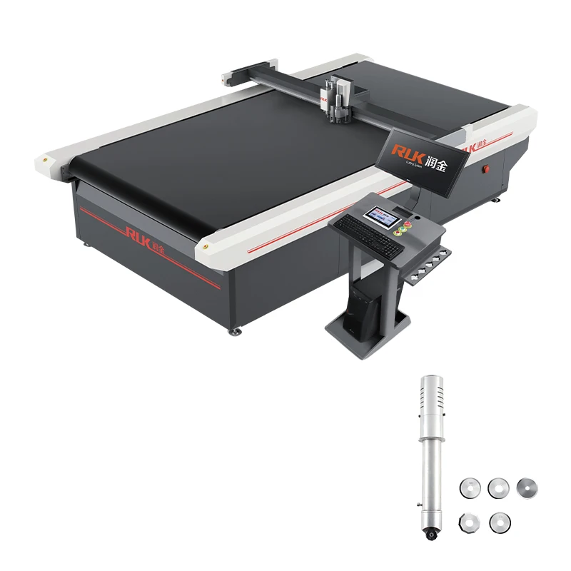 RUK  vinyl cutter machine good price digital flatbed sample pattern cutting plotter die cutting machine