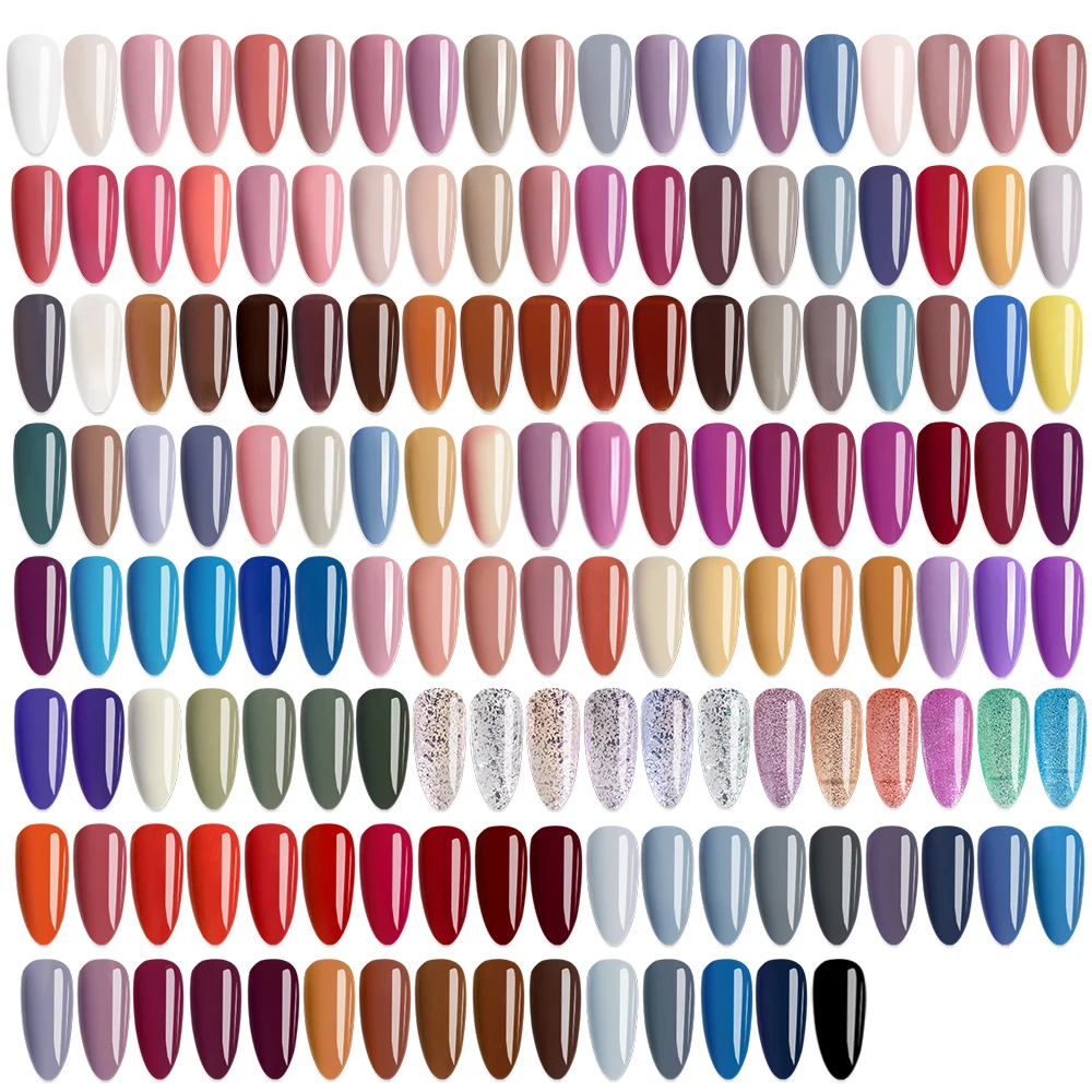 High Quality Factory Wholesale Nail Polish Gel 7.5 ml OEM Bottles ,Private Label 148 Colors Soak Off Led Nails Polish