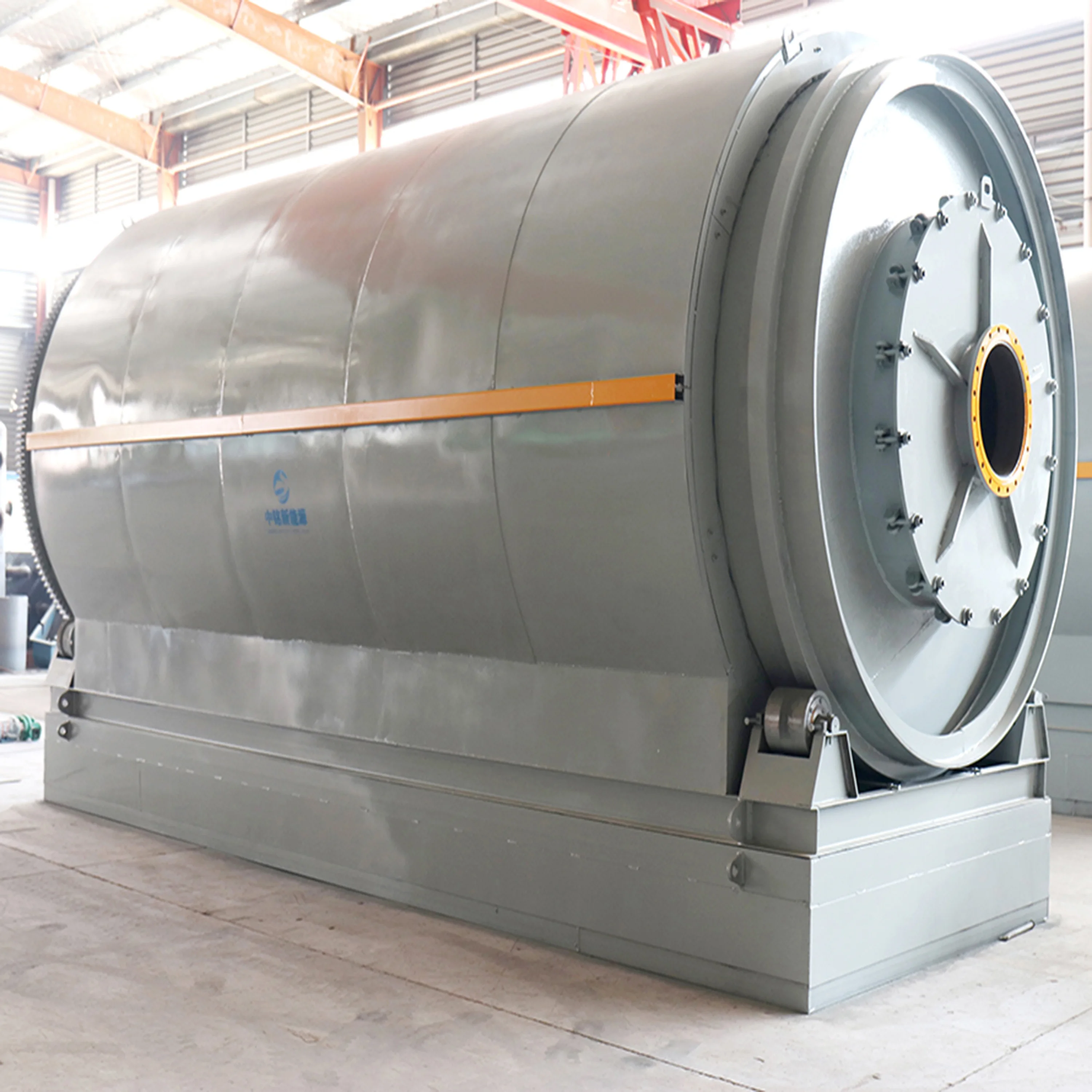 Zhongming city garbage Crude oil pyrolysis plant waste plastic tyre recycle  plant