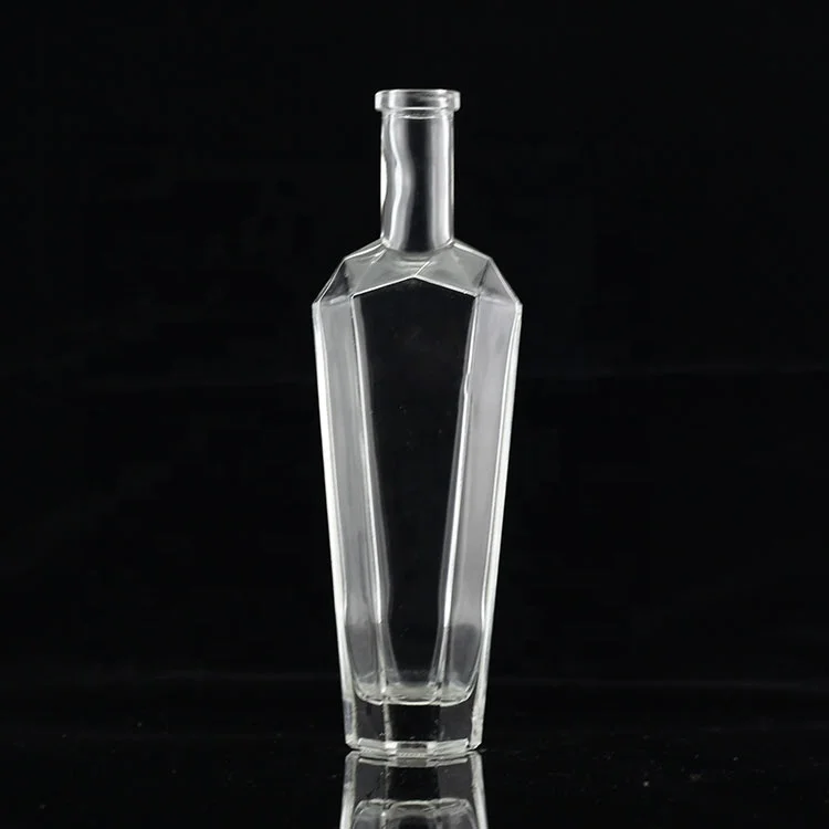 Wholesale Fancy Liquor Glass Bottle For Whisky Vodka Rum Tequila
