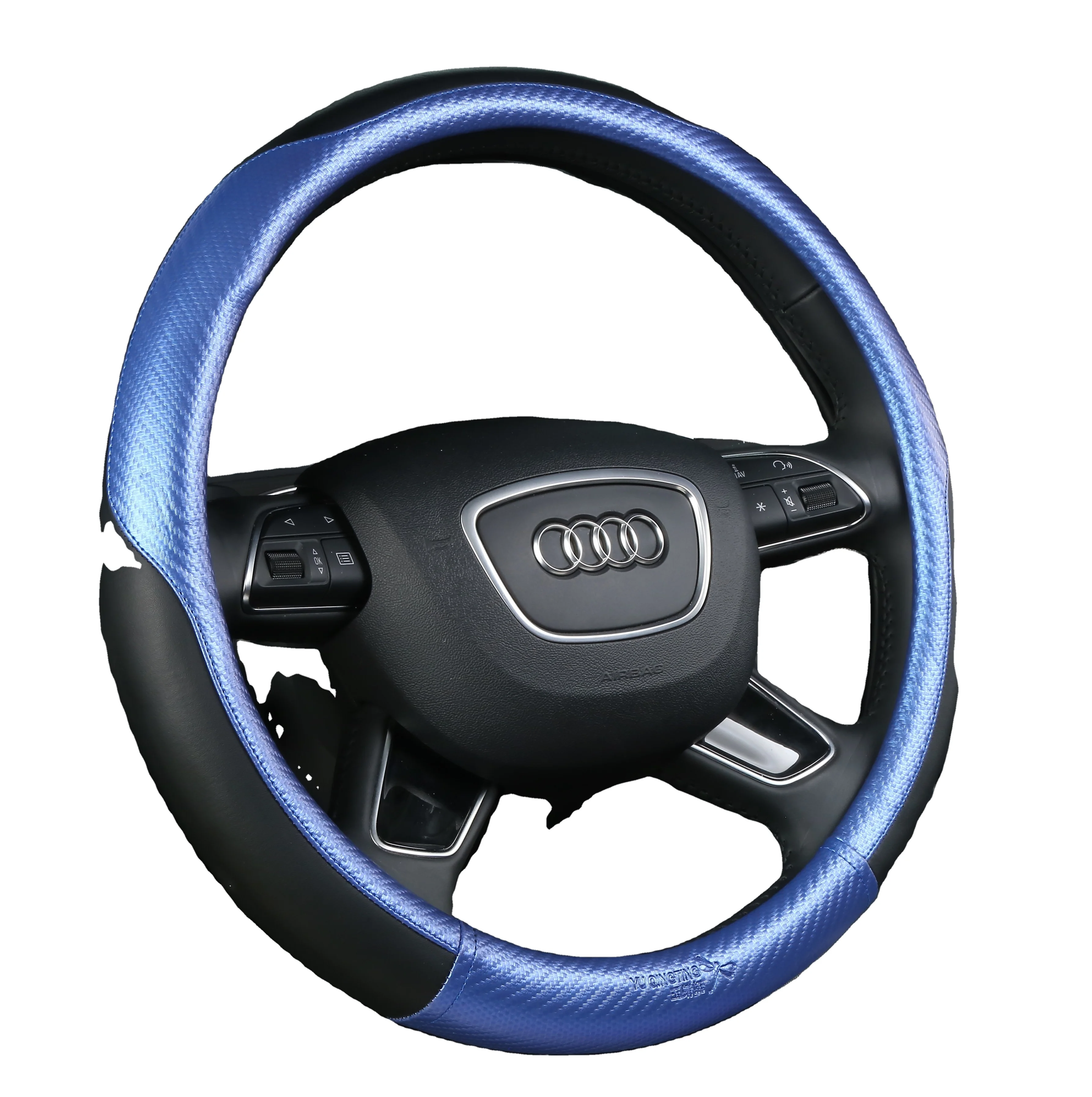 
Wholesale interior accessories universal carbon fiber car steering wheel cover 