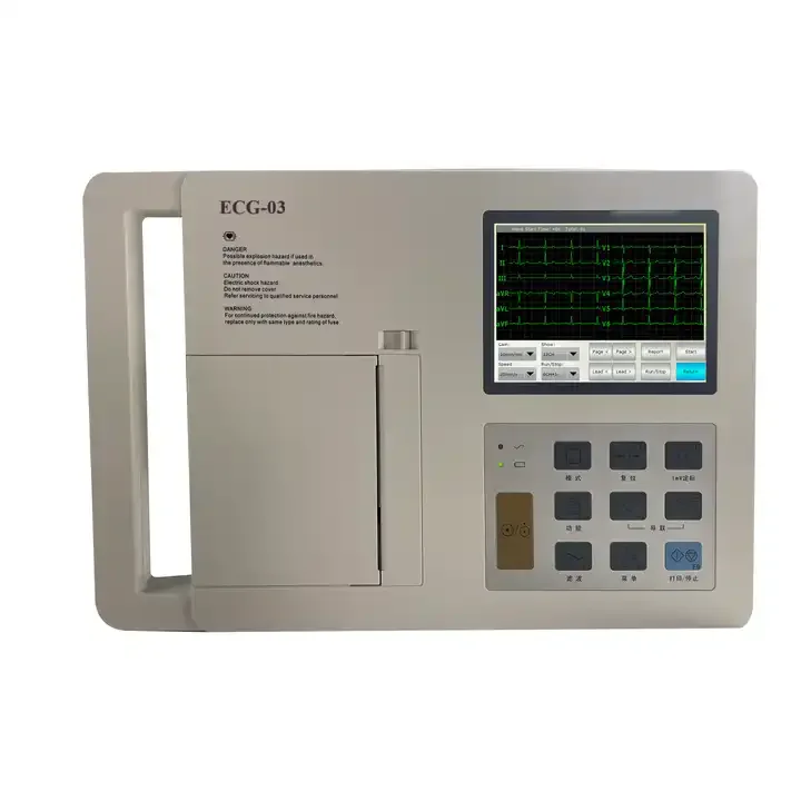 Chenwei Portable New Special Design High Resolution Holter 3 Channel Electrocardiograph Ecg Ekg Digital Machine
