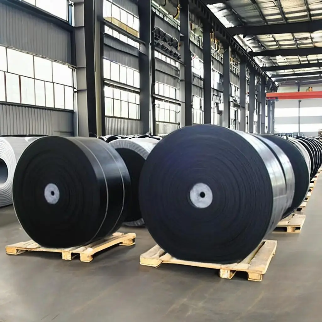 Automatic Transport Equipment Heat Resistant EP Rubber Conveyor Belts Crushing Hammer Crusher Moulding Included Mining