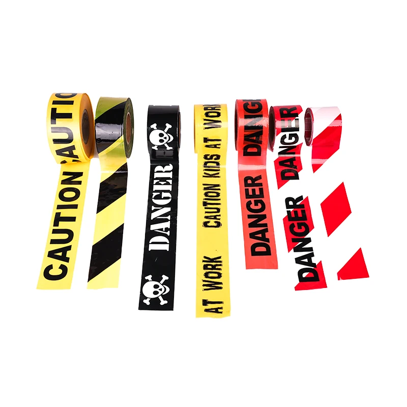 Factory Wholesale Nastro Di Avvertenza Barricade Safety Tape Yellow Custom Warning Caution Tape