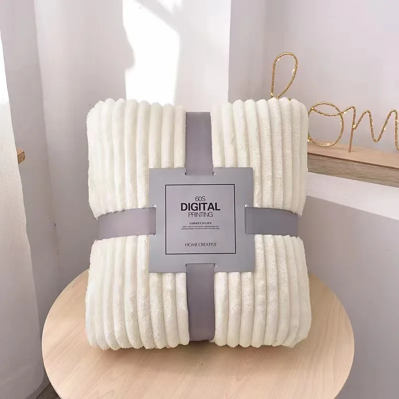 Флисовое одеяло оптом Роскошное однотонное мягкое теплое уютное для зимы высокое качество полиэстер дивана-кровати фланель