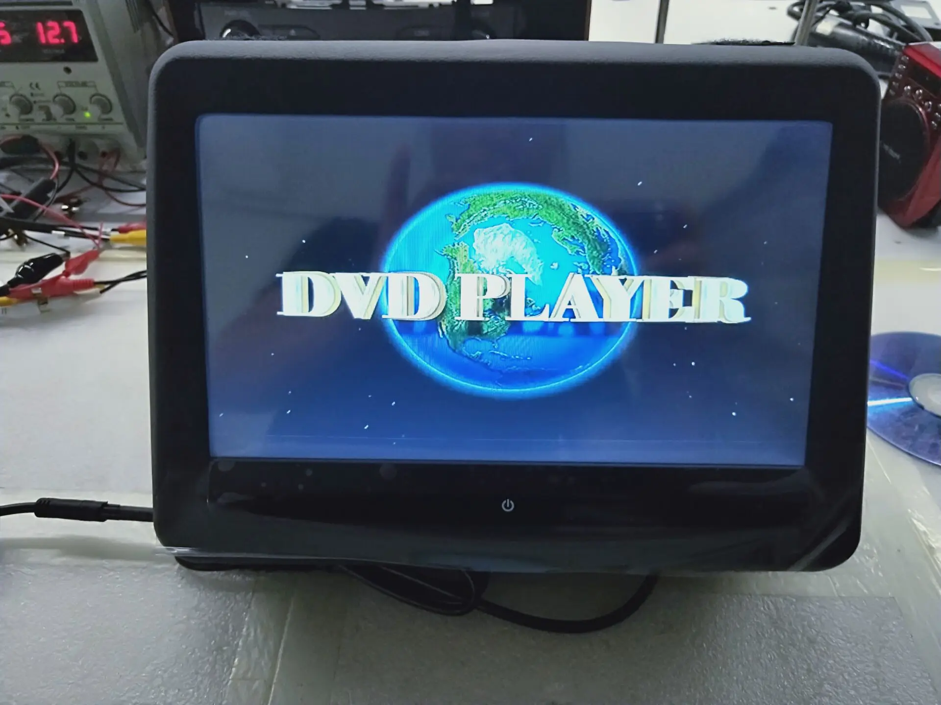 Headrest dvd monitor 10.1 inch with 1080P USB SD MP5 FM IR transmitter