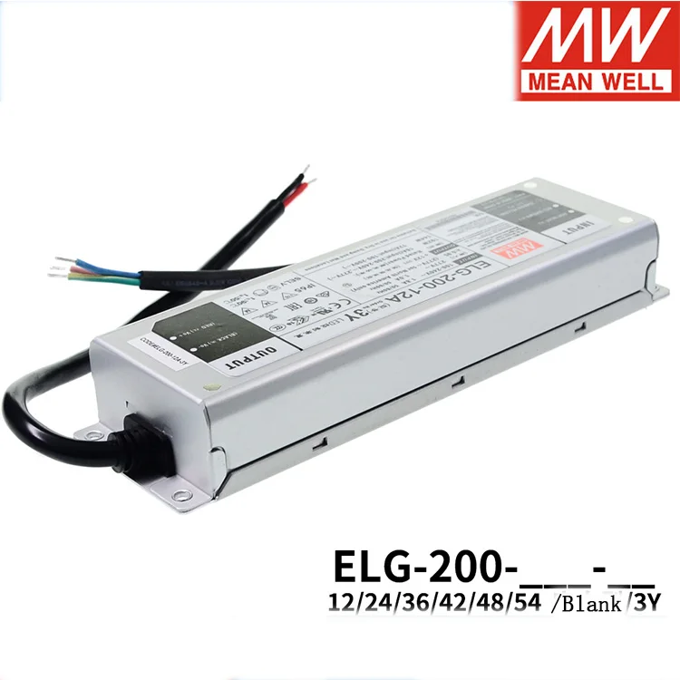 Meanwell LED Driver 240W 24V ELG-240-24 Dimmable LED Driver Power Supply