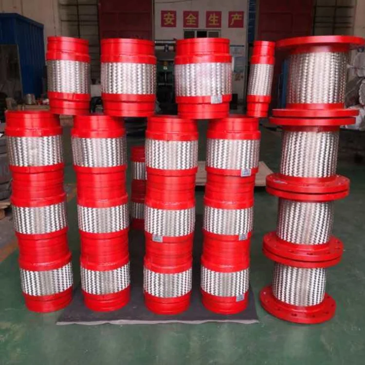 High Temperature braided corrugated expansion joint stainless steel flanged bellow 3 4 inch flexible metal hoses